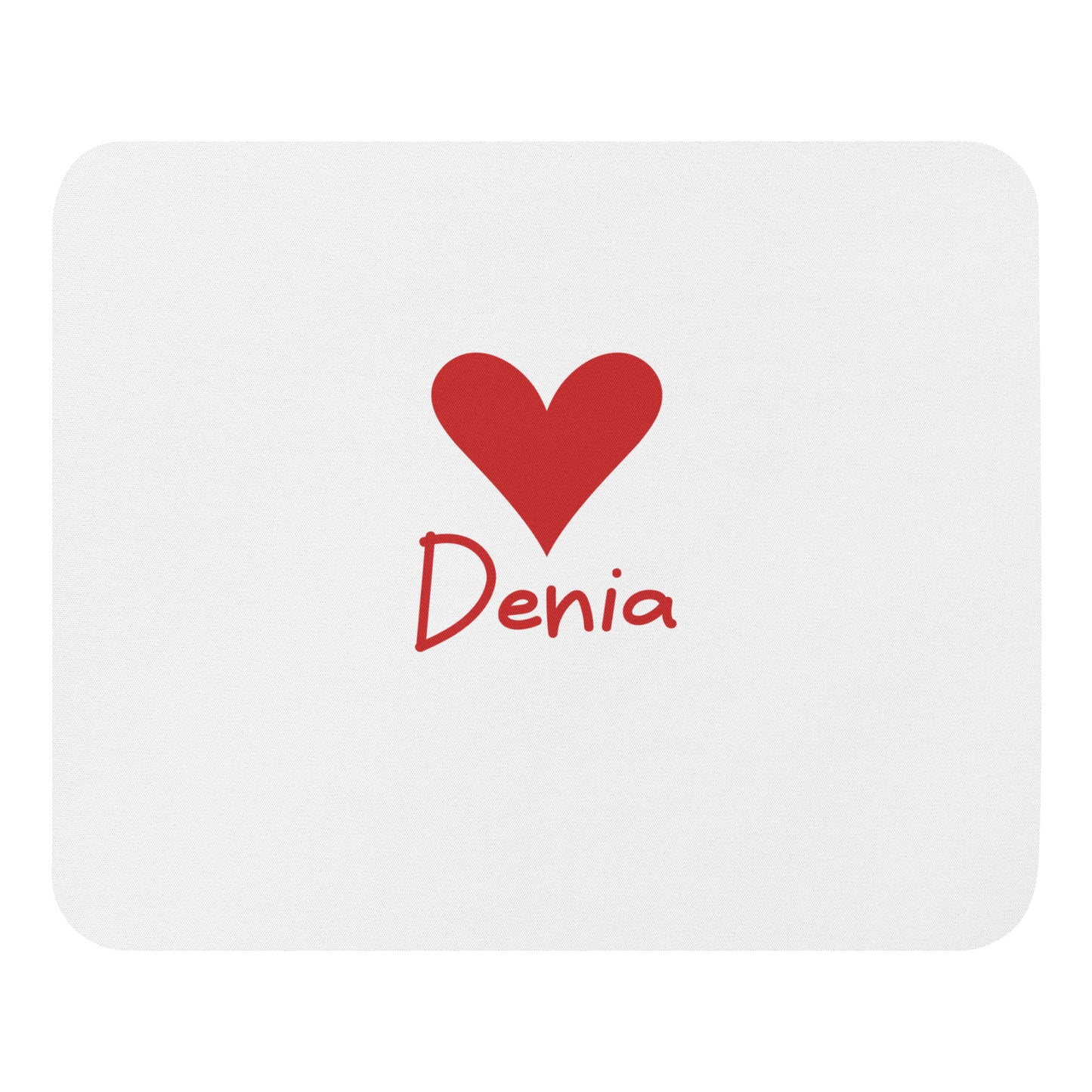 Denia Heart Mouse Mat - Elegant Costa Blanca Desk Accessory