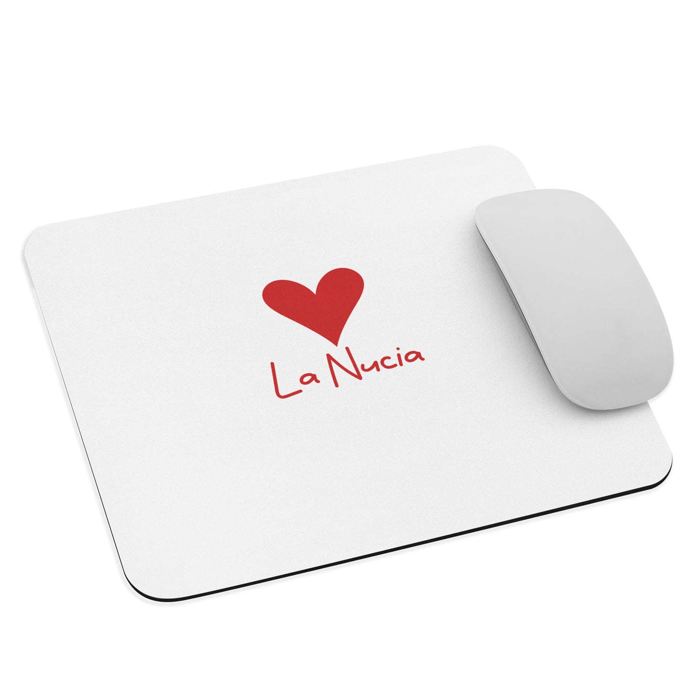 La Nucia Heart Mouse Mat - Stylish Costa Blanca Desk Accessory