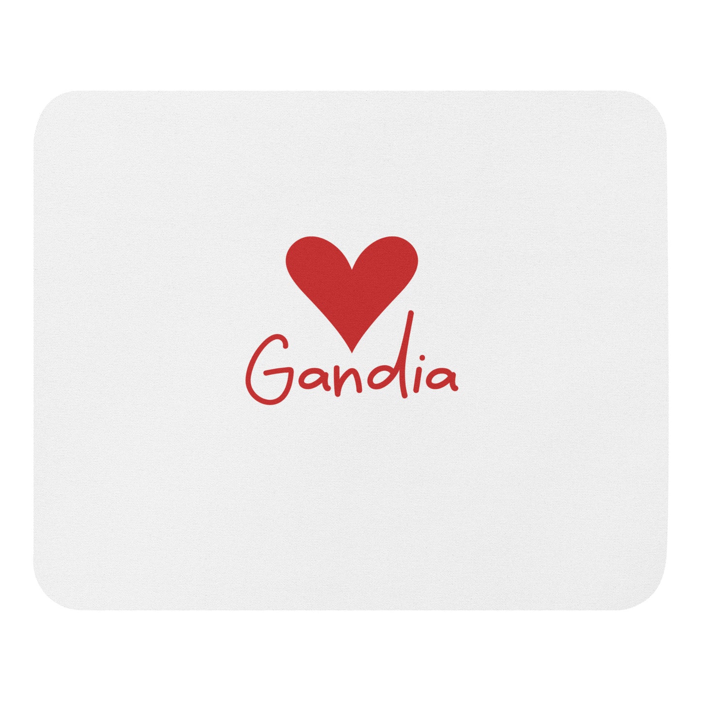 Gandia Heart Mouse Mat - Elegant Costa Blanca Desk Accessory