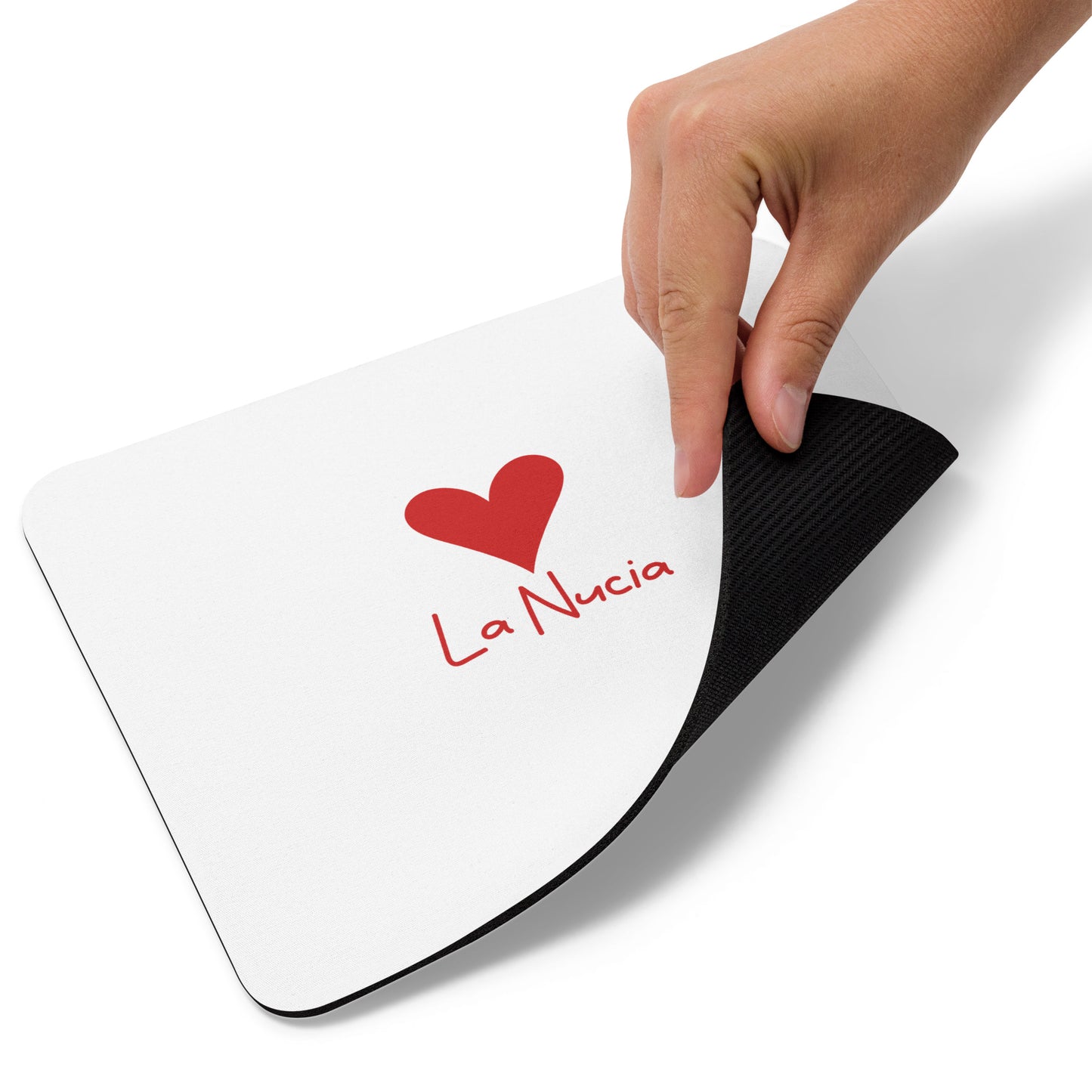 La Nucia Heart Mouse Mat - Stylish Costa Blanca Desk Accessory