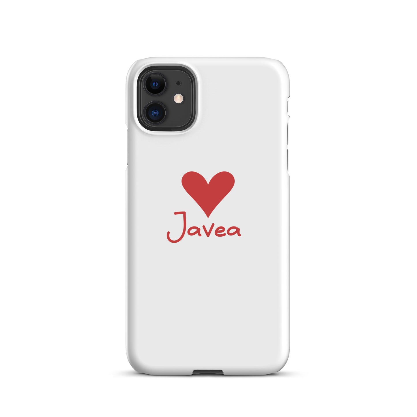 Javea Heart Phone Case - Stylish Costa Blanca Protection Snap case for iPhone®