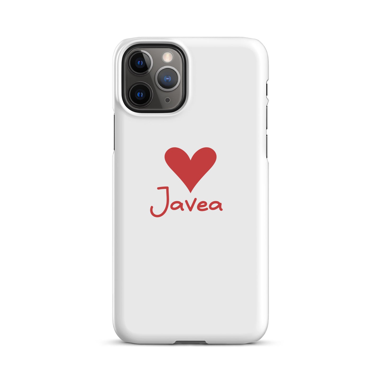 Javea Heart Phone Case - Stylish Costa Blanca Protection Snap case for iPhone®