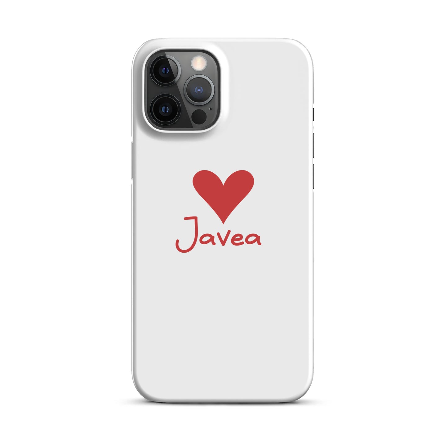 Javea Heart Phone Case - Stylish Costa Blanca Protection Snap case for iPhone®