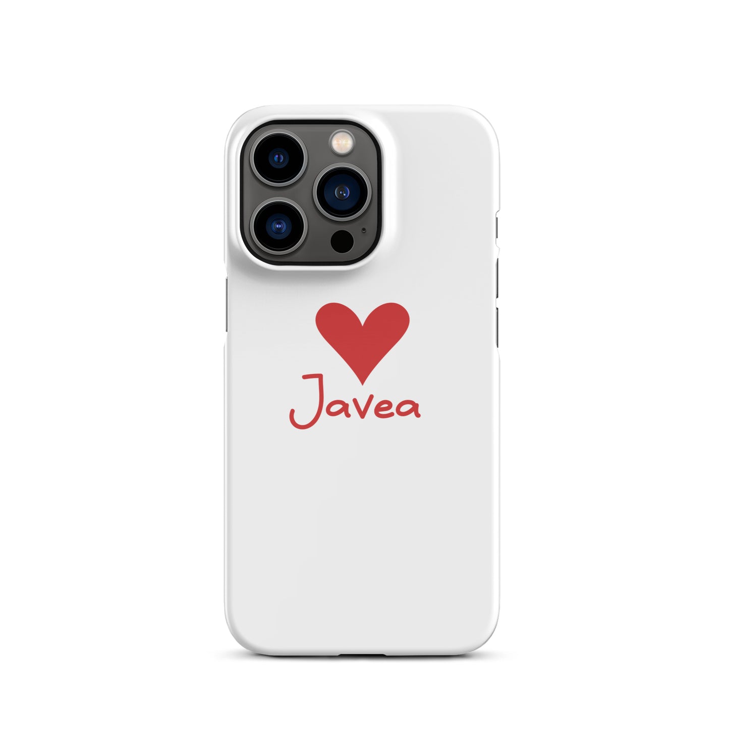 Javea Heart Phone Case - Stylish Costa Blanca Protection Snap case for iPhone®