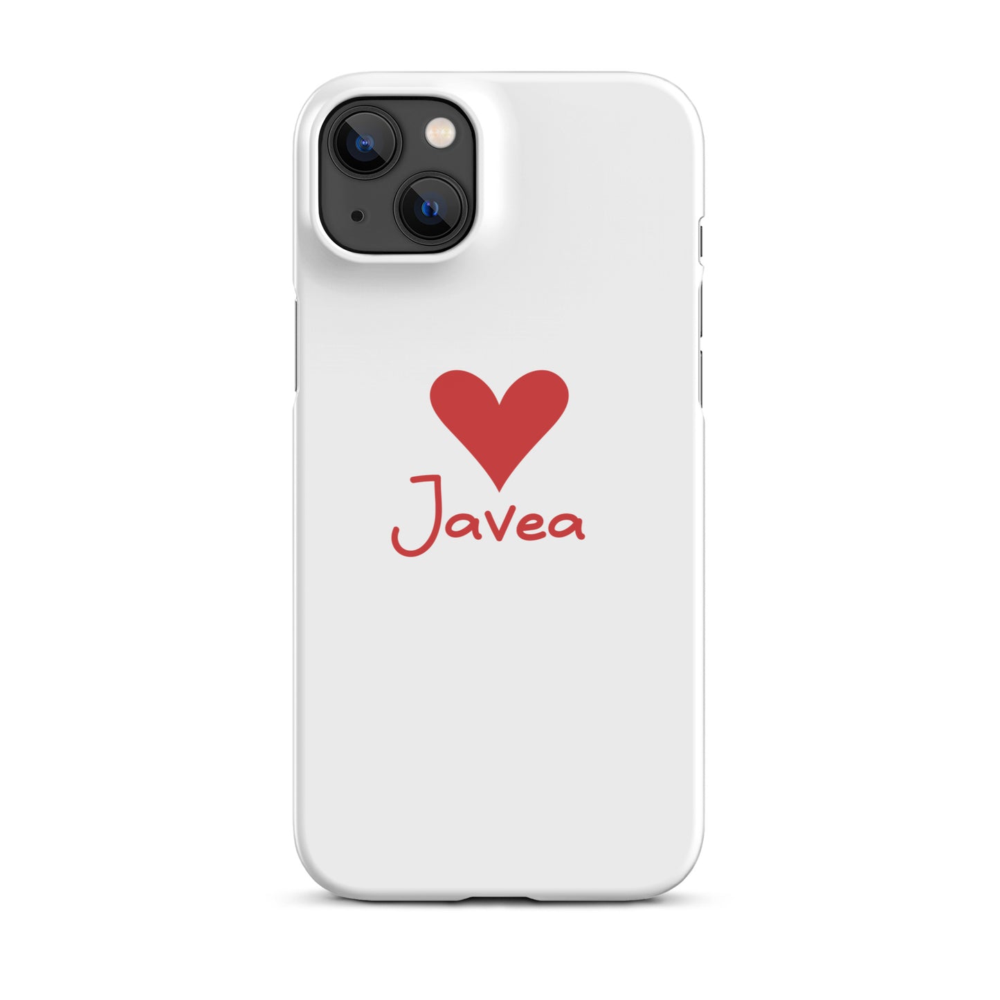 Javea Heart Phone Case - Stylish Costa Blanca Protection Snap case for iPhone®