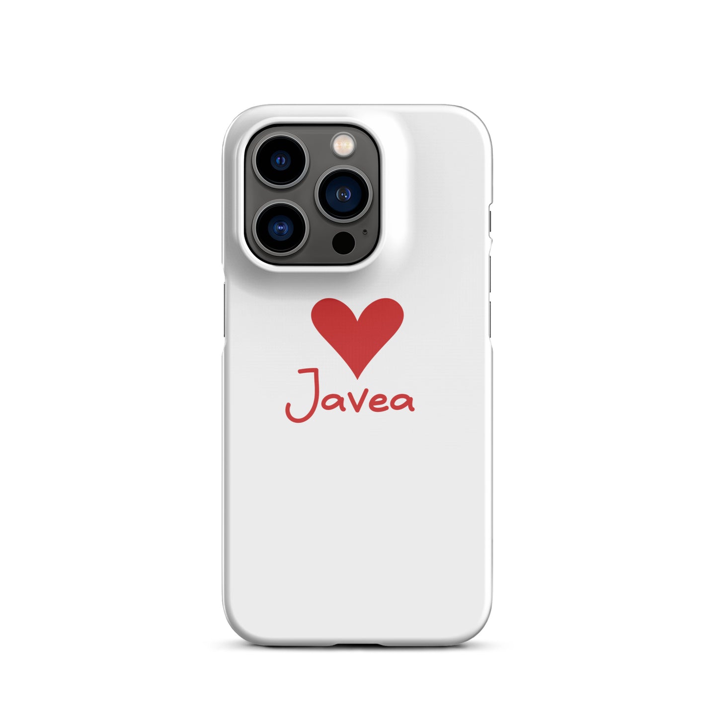 Javea Heart Phone Case - Stylish Costa Blanca Protection Snap case for iPhone®