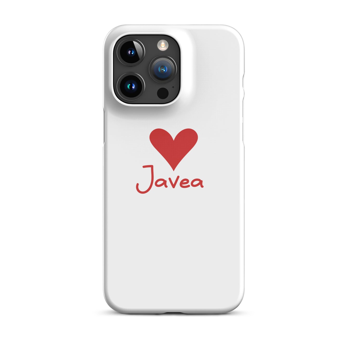 Javea Heart Phone Case - Stylish Costa Blanca Protection Snap case for iPhone®