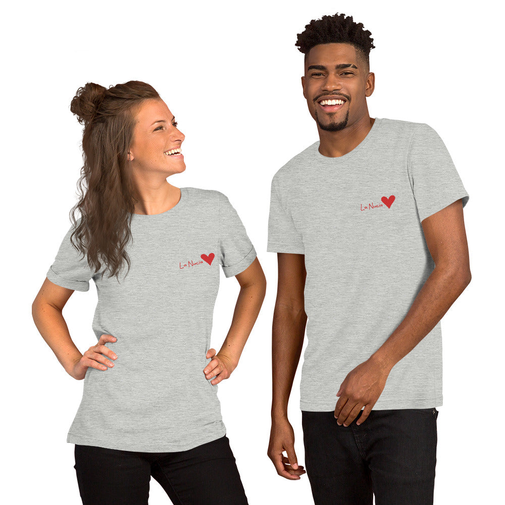 Unisex La Nucia Heart T-Shirt - Stylish Costa Blanca Apparel