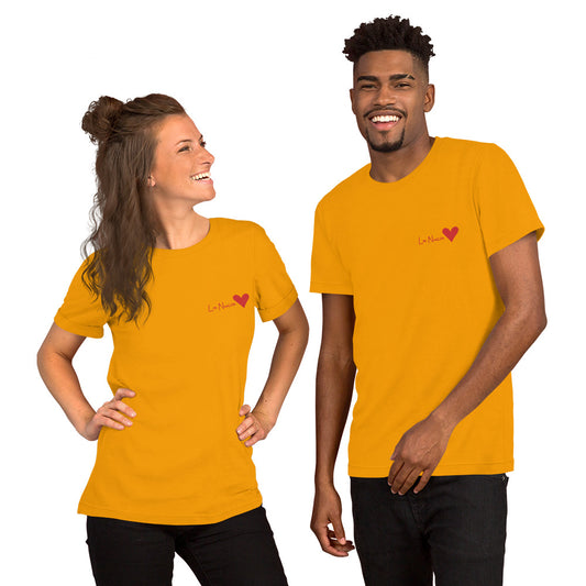 Unisex La Nucia Heart T-Shirt - Stylish Costa Blanca Apparel