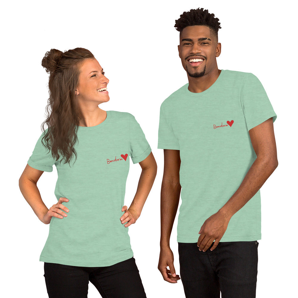 Unisex Benidorm Heart T-Shirt - Vibrant Costa Blanca Apparel