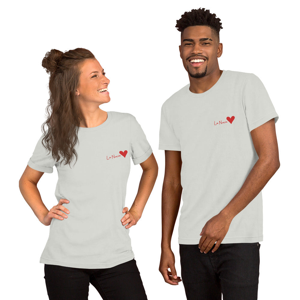 Unisex La Nucia Heart T-Shirt - Stylish Costa Blanca Apparel